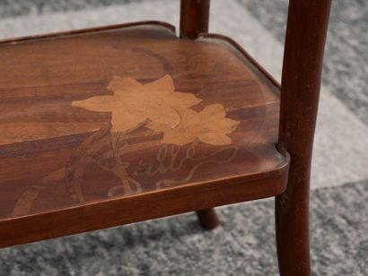 Emile GALLE (1846-1904)
Table à thé à deux...