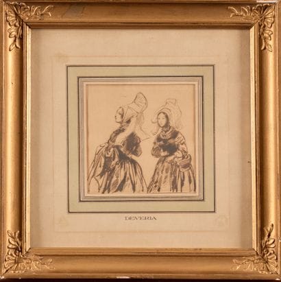Attribué à Eugène DEVERIA (1808-1865).
Etude...