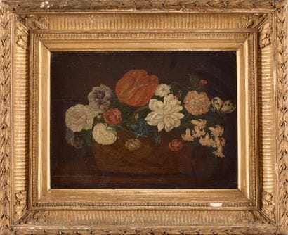 Ecole Française vers 1900 
Nature morte au...