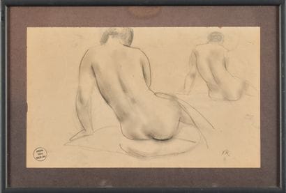 Vera ROCKLINE (1896-1934)
Etude de nus 
Dessin...