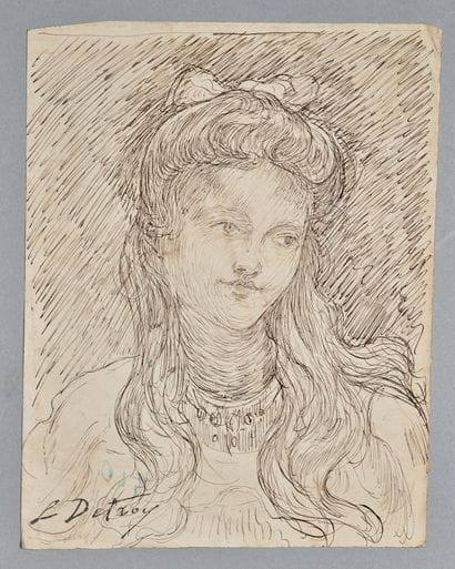 Léon DETROY (1859-1955)
Portrait de jeune...