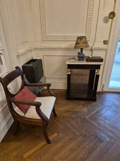 Suite de six chaises de salle à manger en...