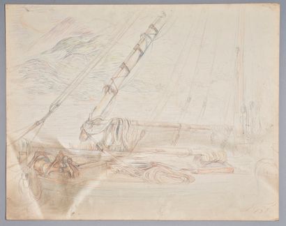 Léon DETROY (1859-1955)
Etude de cordages
Dessin...