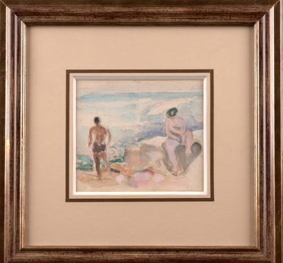 Henri Baptiste LEBASQUE (1865-1937)
Baigneurs...