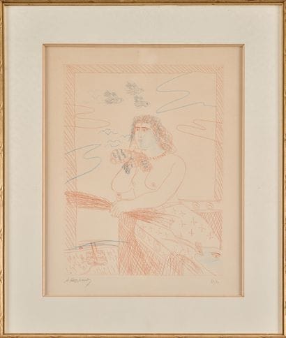 Alékos FASSIANOS (1935-2022).
Femme nue au...