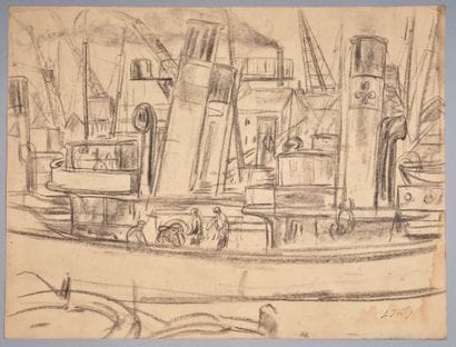 Léon DETROY (1859-1955)
Marins et paquebots
Dessin...