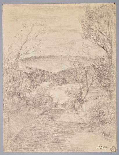 Léon DETROY (1859-1955)
Route de campagne...