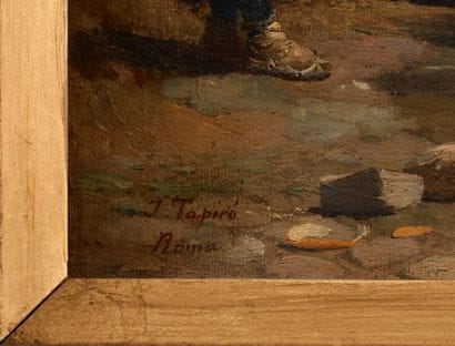 José TAPIRO (1830-1913)
Scène de marché en...