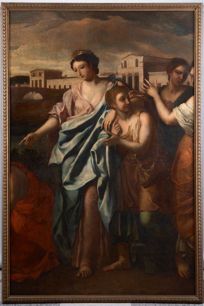 Ecole française vers 1700, Fragment d'une...