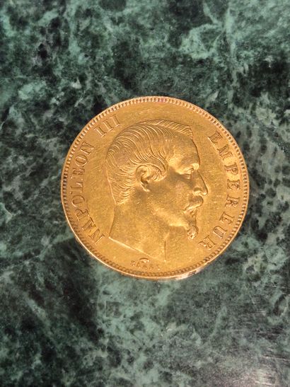 1 pièce de 50 francs Napoléon III non lauré...