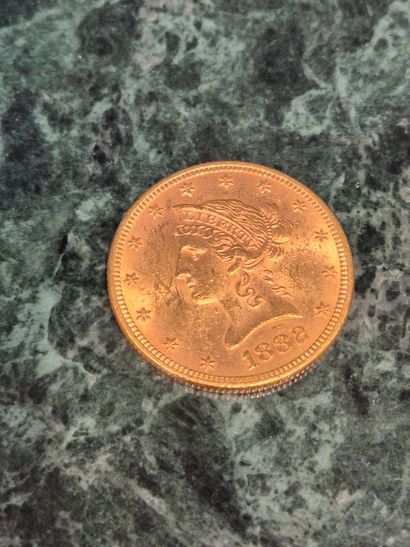 Pièce de 10 dollars américains en or aigle...