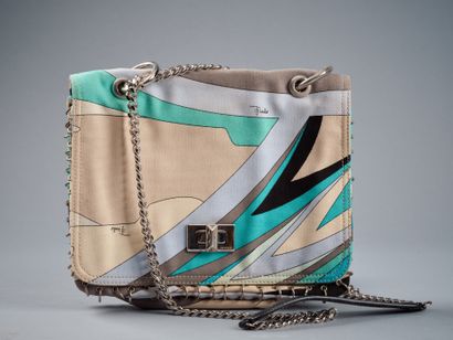 Emilio PUCCI
Sac 25cm en toile imprimée multicolore...