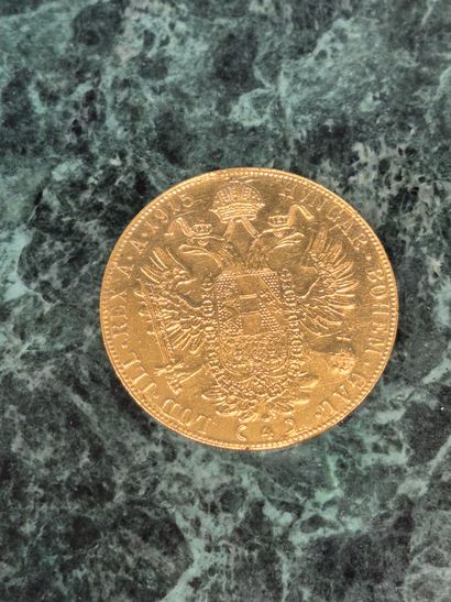 Pièce de 4 ducats Franz Joseph Ier en or...