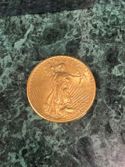 Une pièce de 20 dollars en or Liberty 
