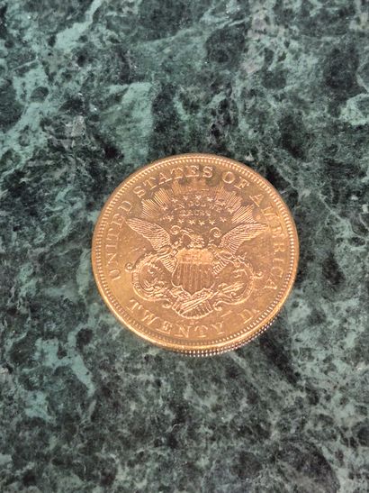 Pièce de 20 dollars américains en or Liberty...