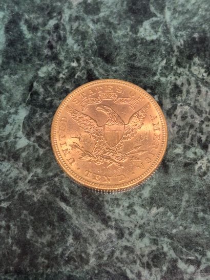 Pièce de 10 dollars américains en or aigle...