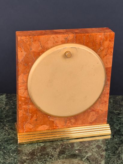 SEIKO
Marble and gilt metal desk clock
Silvered...