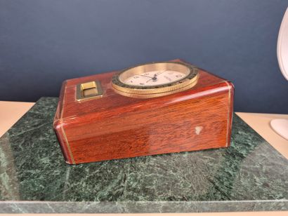 MEMO TIME
Mahogany and gilt metal marine-style...