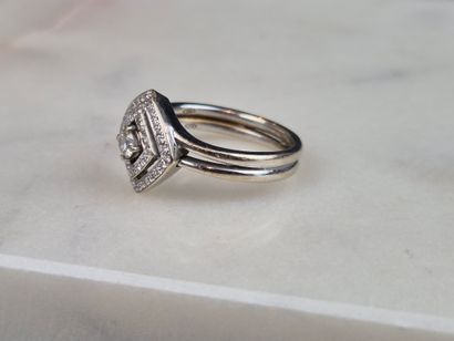 DONNA ORO
Ring in 18k 750 thousandths white...
