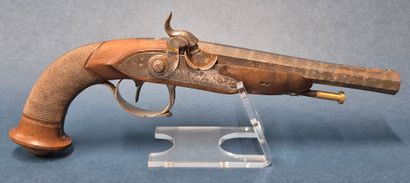 Pistolet à percussion français vers 1840....