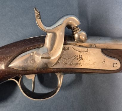 Très beau pistolet de Gendarmerie modèle...