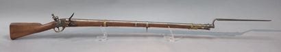 Fusil de Dragon an IX de 1816.
Canon rond...