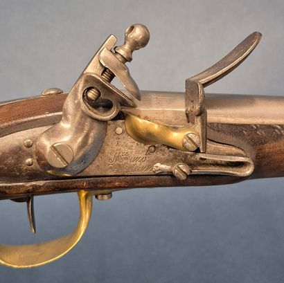 Pistolet de cavalerie modèle An 13. Canon...