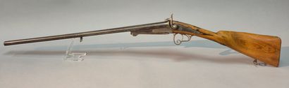 Peu courant fusil de chasse à crosse déportée...