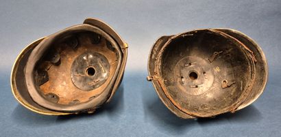 Un casque à pointe Prussien modèle 1915,...