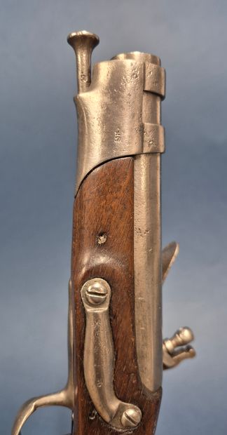 Pistolet à silex type Gendarmerie modèle...