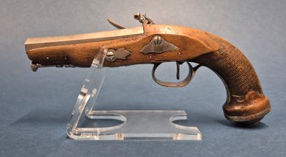 Petit pistolet à silex français vers 1840,...