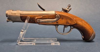 Pistolet de Gendarmerie modèle An IX à garnitures...