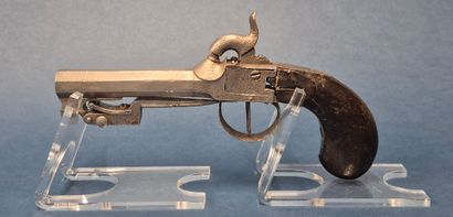 Rare pistolet à percussion à système milieu...