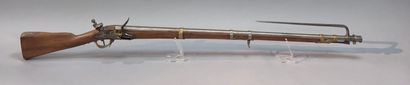 Fusil de Dragon an IX de 1816.
Canon rond...
