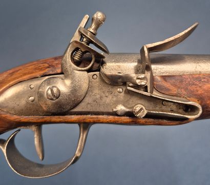 Pistolet à silex type Gendarmerie modèle...