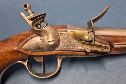 Pistolet de Gendarmerie modèle An IX à garnitures...