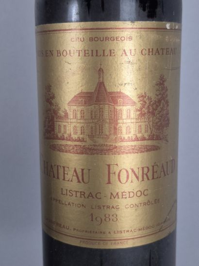19 bottles Château FONREAUD 1983 - LISTRAC...