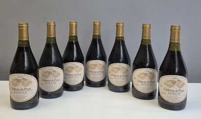 7 bottles MORGON 1996 - Château de PIZAY