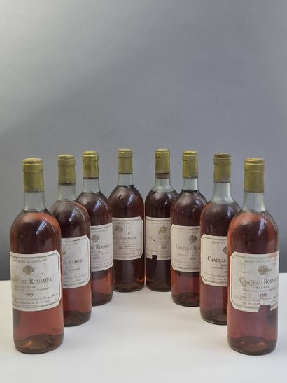 18 bouteilles Château ROUMIEU 1985 - Barsac...