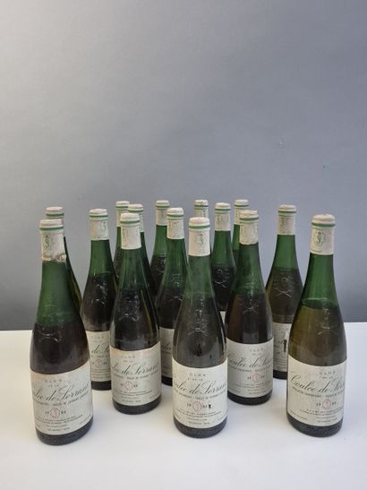 15 bottles Clos de La COULEE de SERRANT 1984...
