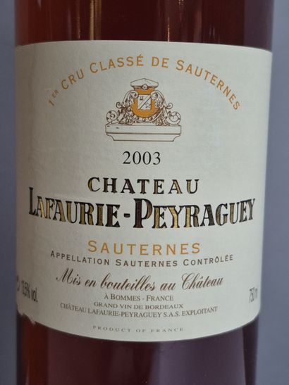 6 Bouteilles Château LAFAURIE-PEYRAGUEY 2003...