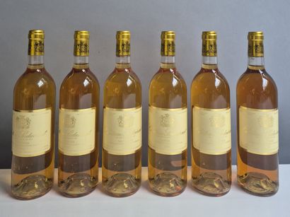 6 Bouteilles Château SUDUIRAUT 1996 -1er...