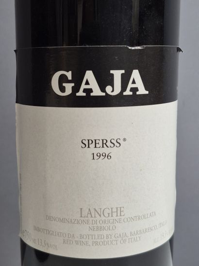 3 Bottles GAJA SPERSS 1996 - Langhe