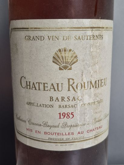 18 bouteilles Château ROUMIEU 1985 - Barsac...