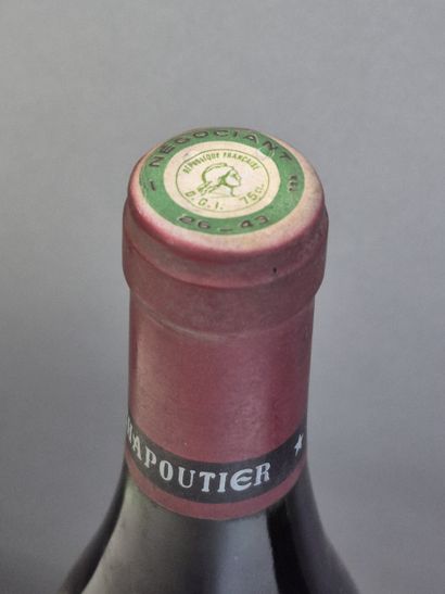 2 bottles CÔTE RÔTIE 1986 - Domaine CHAPOUTIER...