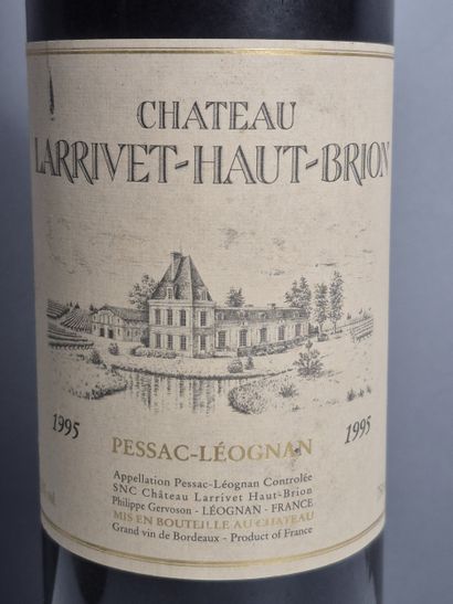 3 bottles Château LARRIVET HAUT BRION 1995...