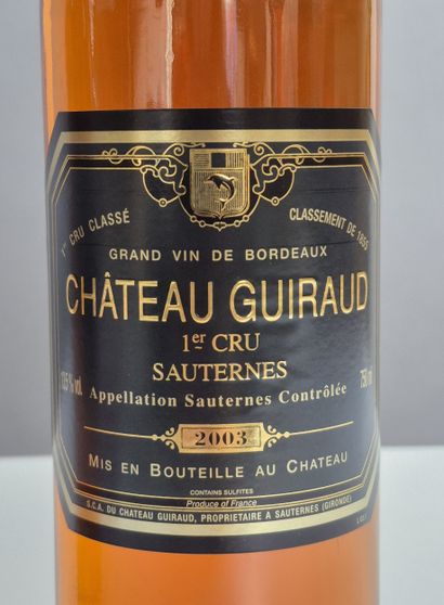 2 Bouteilles Château GUIRAUD 2003 1er Cc...