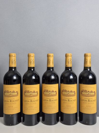 15 bouteilles Château LAFON ROCHET 2002 -...