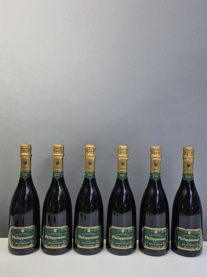 6 bouteilles CHAMPAGNE PHILIPONNAT Brut royale...