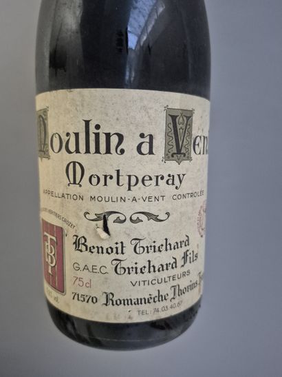 10 bottles MOULIN A VENT 1986 - Benoit TRICHARD...